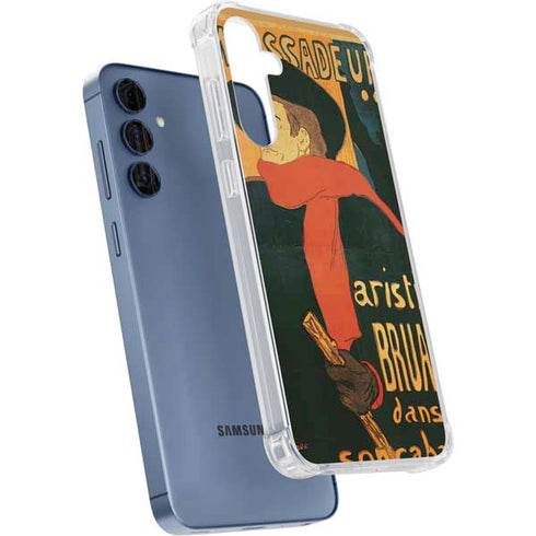 Henri Toulouse-Lautrec Ambassadeurs Aristide Bruant Galaxy A55 5G Clear Case