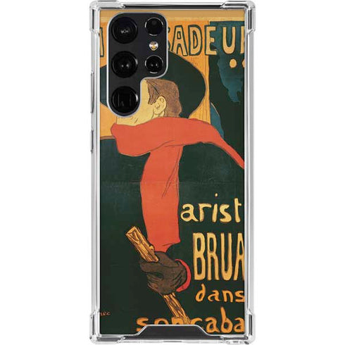 Henri Toulouse-Lautrec Ambassadeurs Aristide Bruant Galaxy S23 Ultra Clear Case