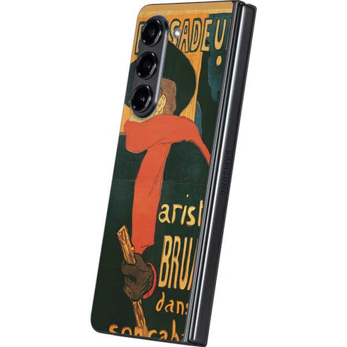 Henri Toulouse-Lautrec Ambassadeurs Aristide Bruant Galaxy Z Fold5 5G Skin