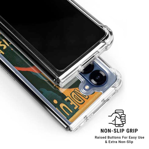 Henri Toulouse-Lautrec Ambassadeurs Aristide Bruant Galaxy Z Fold6 Clear Case