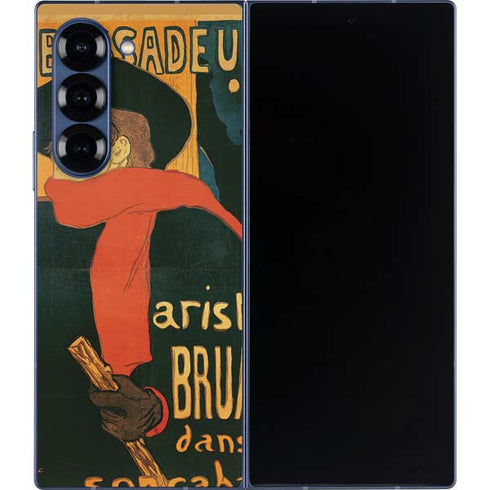 Henri Toulouse-Lautrec Ambassadeurs Aristide Bruant Galaxy Z Fold6 Skin