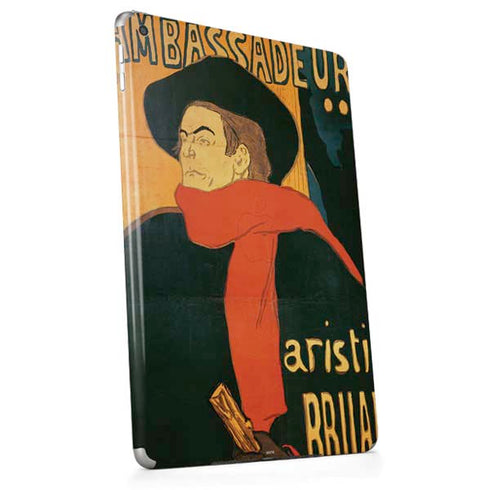 Henri Toulouse-Lautrec Ambassadeurs Aristide Bruant Apple iPad Skin