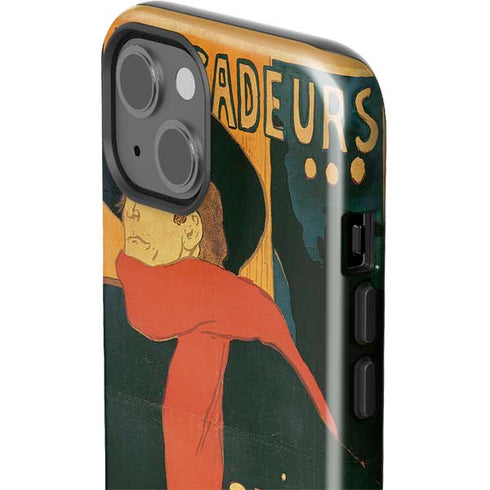 Henri Toulouse-Lautrec Ambassadeurs Aristide Bruant iPhone 15 Impact Case