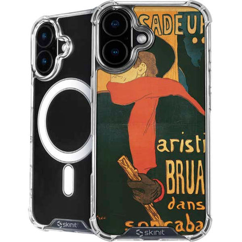 Henri Toulouse-Lautrec Ambassadeurs Aristide Bruant iPhone 16 MagSafe Case