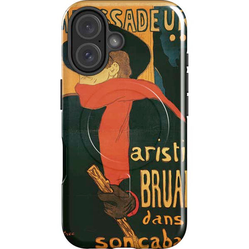 Henri Toulouse-Lautrec Ambassadeurs Aristide Bruant iPhone 16 Magsafe Impact Case