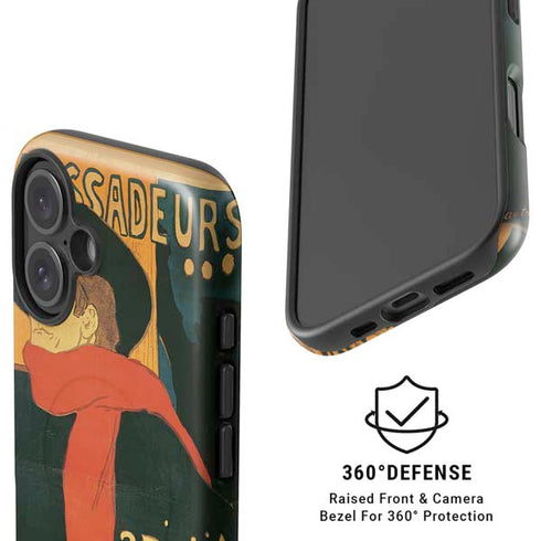 Henri Toulouse-Lautrec Ambassadeurs Aristide Bruant iPhone 16 Magsafe Impact Case