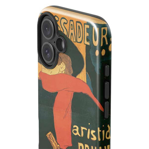 Henri Toulouse-Lautrec Ambassadeurs Aristide Bruant iPhone 16 Plus Impact Case