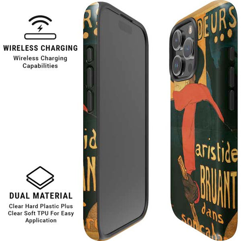 Henri Toulouse-Lautrec Ambassadeurs Aristide Bruant iPhone 16 Pro Magsafe Impact Case