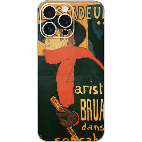 Henri Toulouse-Lautrec Ambassadeurs Aristide Bruant iPhone 16 Pro Max Skin