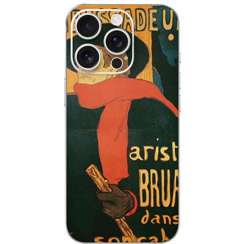 Henri Toulouse-Lautrec Ambassadeurs Aristide Bruant iPhone 16 Pro Skin