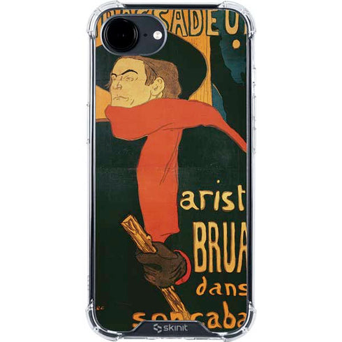 Henri Toulouse-Lautrec Ambassadeurs Aristide Bruant iPhone 16e Clear Case