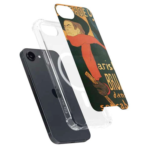 Henri Toulouse-Lautrec Ambassadeurs Aristide Bruant iPhone 16e MagSafe Case