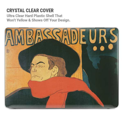 Henri Toulouse-Lautrec Ambassadeurs Aristide Bruant MacBook Pro 14in (2021-24) Case plus Skin
