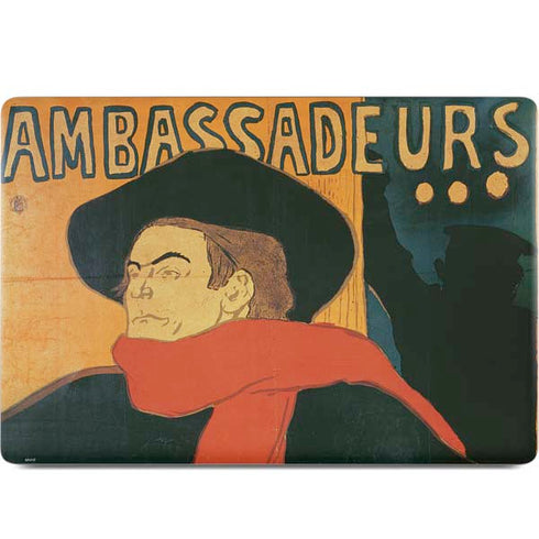 Henri Toulouse-Lautrec Ambassadeurs Aristide Bruant MacBook Skins