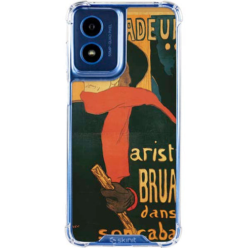 Henri Toulouse-Lautrec Ambassadeurs Aristide Bruant Moto G 5G (2024) Clear Case