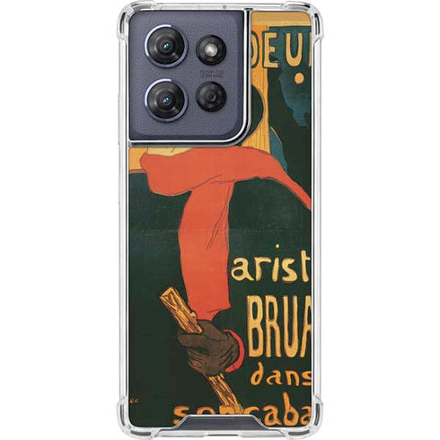 Henri Toulouse-Lautrec Ambassadeurs Aristide Bruant Moto G Play 5G (2025) Clear Case