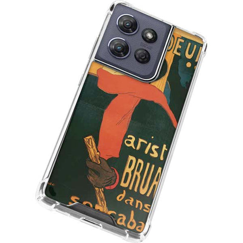Henri Toulouse-Lautrec Ambassadeurs Aristide Bruant Moto G Play 5G (2025) Clear Case