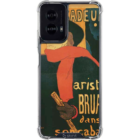Henri Toulouse-Lautrec Ambassadeurs Aristide Bruant Moto G Power 5G (2024) Clear Case