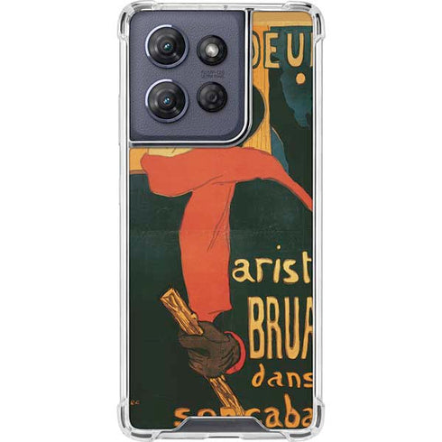 Henri Toulouse-Lautrec Ambassadeurs Aristide Bruant Moto G Power 5G (2025) Clear Case