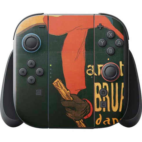 Henri Toulouse-Lautrec Ambassadeurs Aristide Bruant Nintendo Switch 2 (2025) with Joy-Con Skin