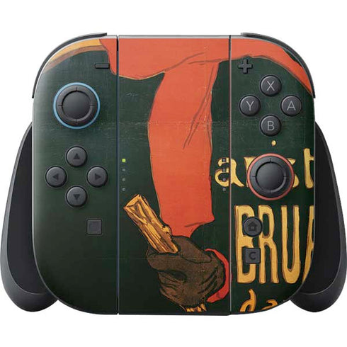 Henri Toulouse-Lautrec Ambassadeurs Aristide Bruant Nintendo Switch 2 (2025) Joy-Con Controller Skin