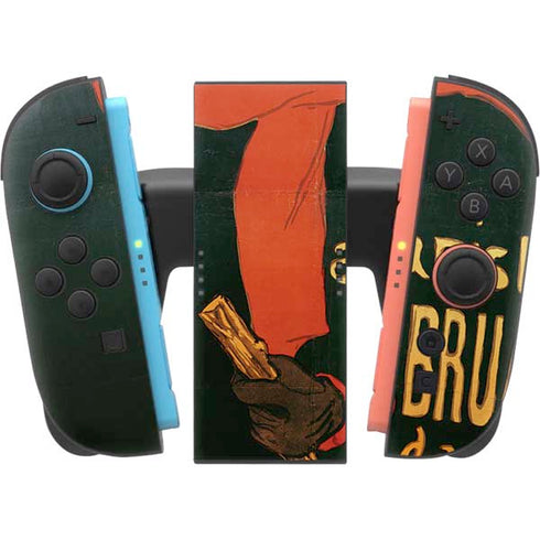 Henri Toulouse-Lautrec Ambassadeurs Aristide Bruant Nintendo Switch 2 (2025) Joy-Con Controller Skin