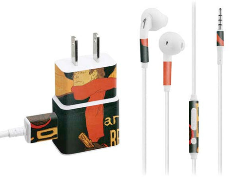Henri Toulouse-Lautrec Ambassadeurs Aristide Bruant Phone Charger Skin