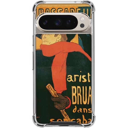 Henri Toulouse-Lautrec Ambassadeurs Aristide Bruant Pixel 9/9 Pro Clear Case