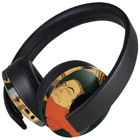 Henri Toulouse-Lautrec Ambassadeurs Aristide Bruant PlayStation 4 Gold Wireless Headset Skin