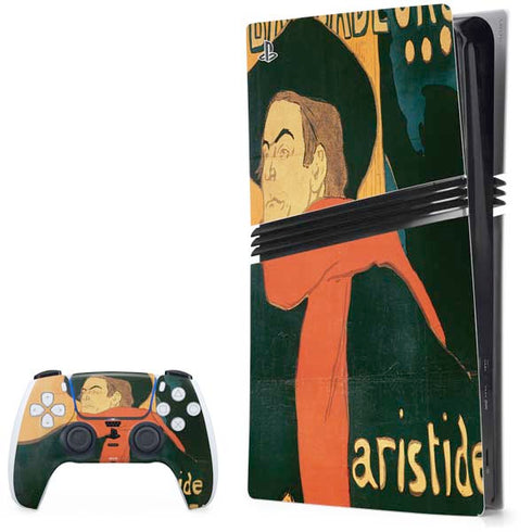 Henri Toulouse-Lautrec Ambassadeurs Aristide Bruant PS5 Pro Bundle Skin