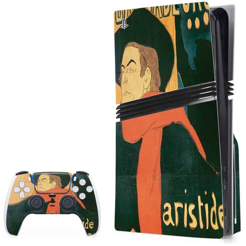 Henri Toulouse-Lautrec Ambassadeurs Aristide Bruant PS5 Pro Disk Bundle Skin
