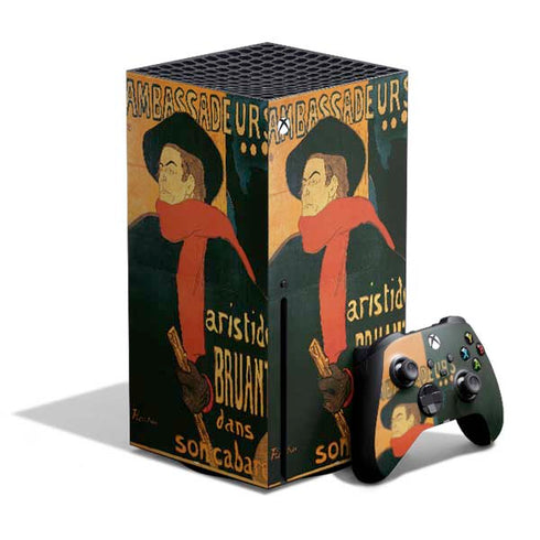 Henri Toulouse-Lautrec Ambassadeurs Aristide Bruant Xbox Series X Skins