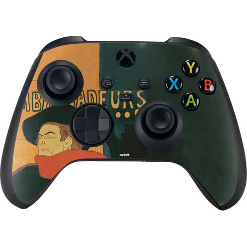 Henri Toulouse-Lautrec Ambassadeurs Aristide Bruant Xbox Series X Controller Skin