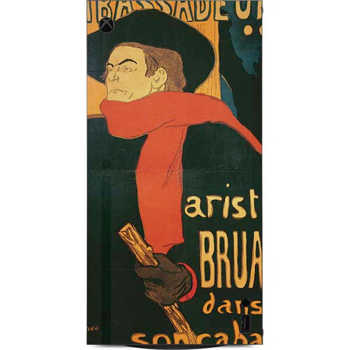 Henri Toulouse-Lautrec Ambassadeurs Aristide Bruant XBox Series X Digital Edition Console Skin