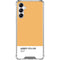 Amber Yellow Gabb Phone 4 Clear Case