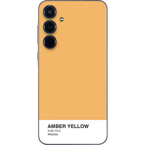 Amber Yellow Galaxy A35 5G Skin