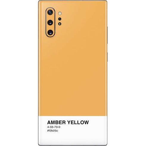 Amber Yellow Galaxy Note 10 Plus Skin