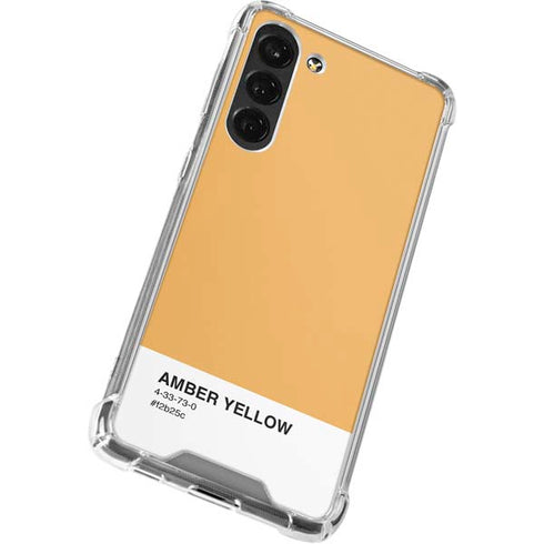 Amber Yellow Galaxy S24 FE Clear Case