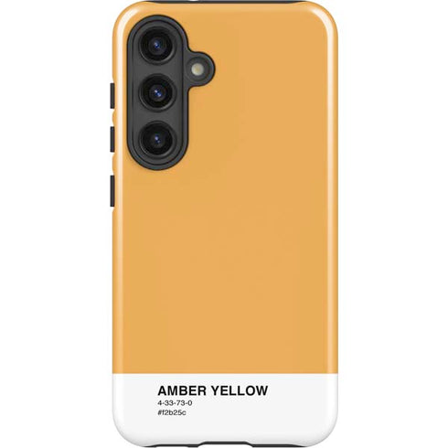 Amber Yellow Galaxy S25 Plus Impact Case