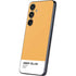 Amber Yellow Galaxy S25 Plus Skin