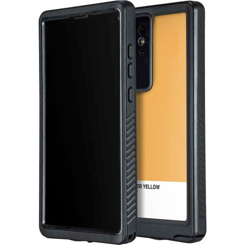 Amber Yellow Galaxy S24 Ultra Waterproof Case