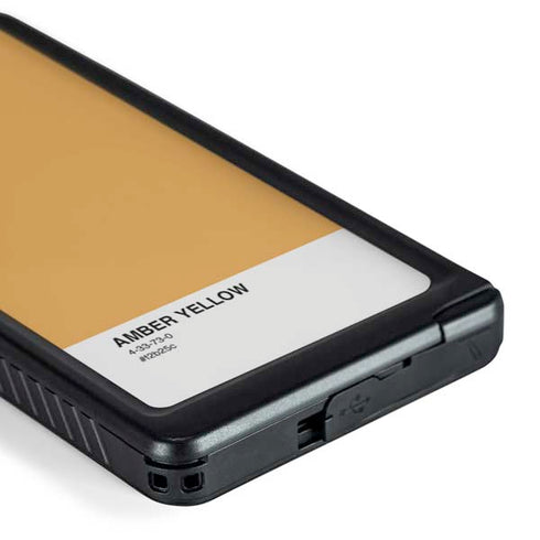 Amber Yellow Galaxy S24 Ultra Waterproof Case