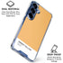 Amber Yellow Galaxy S25 Clear Case