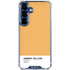 Amber Yellow Galaxy S25 Plus Clear Case
