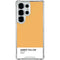 Amber Yellow Galaxy S25 Ultra Clear Case
