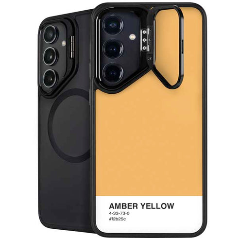 Amber Yellow Galaxy S26 Kickstand Case