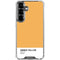 Amber Yellow Galaxy S26 Plus Clear Case