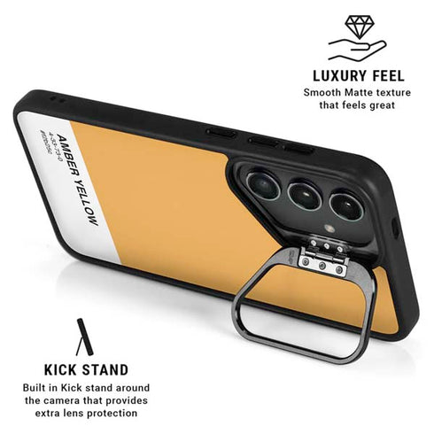Amber Yellow Galaxy S26 Plus Kickstand Case
