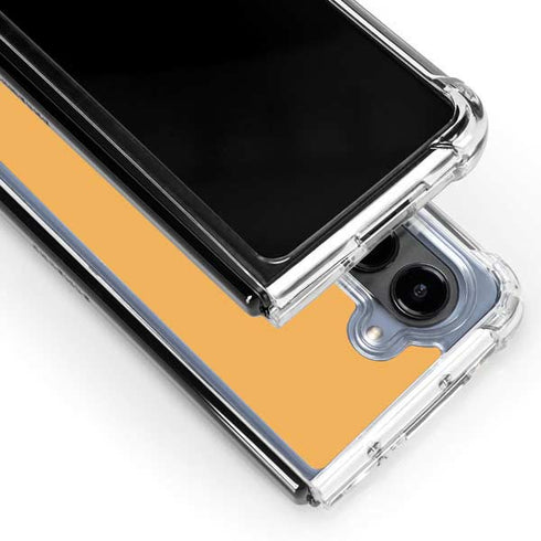 Amber Yellow Galaxy Z Fold5 5G Clear Case