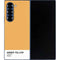 Amber Yellow Galaxy Z Fold6 Skin